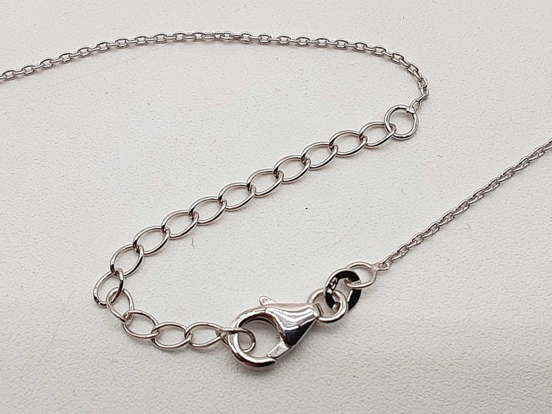0.45 Cttw Lab Grown Diamonds 0.925 Silver 3.4g Sideways Cross Necklace 20 In Do0725ride