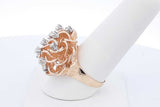 0.6cttw Diamond Ring In 14k Yellow Gold 12.5 Grams Size 8.25 Eb0926lxxzde