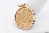 David Yurman 18k Yellow Gold Life & Death Duality Amulet Diamonds Eb1225wxxzsa
