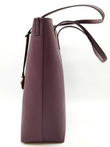 Michael Kors Hayley Purple Leather Large Tote Bag Do1125wxde
