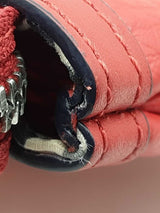 Mcm Zip Top Pouch In Ruby Red Visetos Coated Canvas Fw1215lprdu