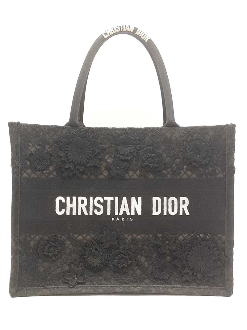 Christian Dior Embroidered D-lace Book Tote Bag Eb0225lsxzsa