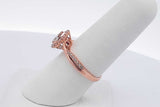 0.2cttw Diamond Ring In 10k Rose Gold 2.1 Grams Size 7 Eb0826lorsa