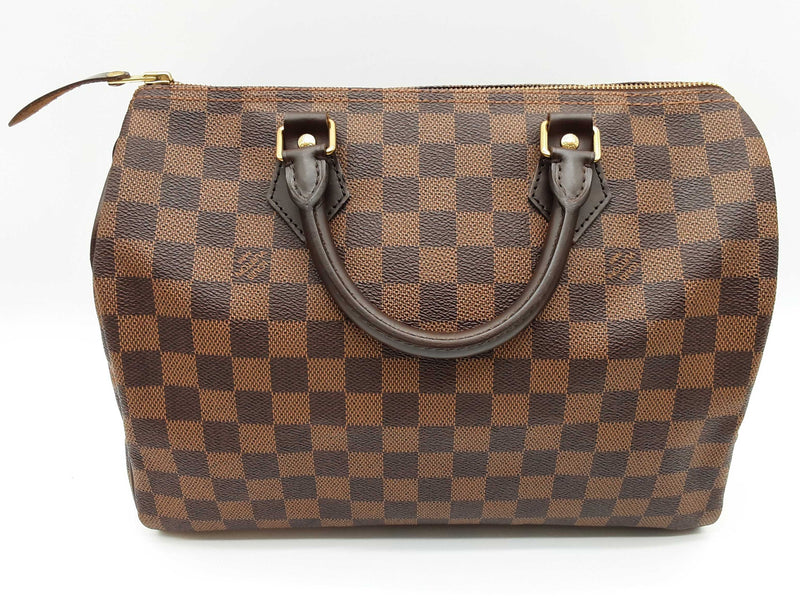 Louis Vuitton 30 Speedy Brown Damier Ebene Handbag Do0525ixzde