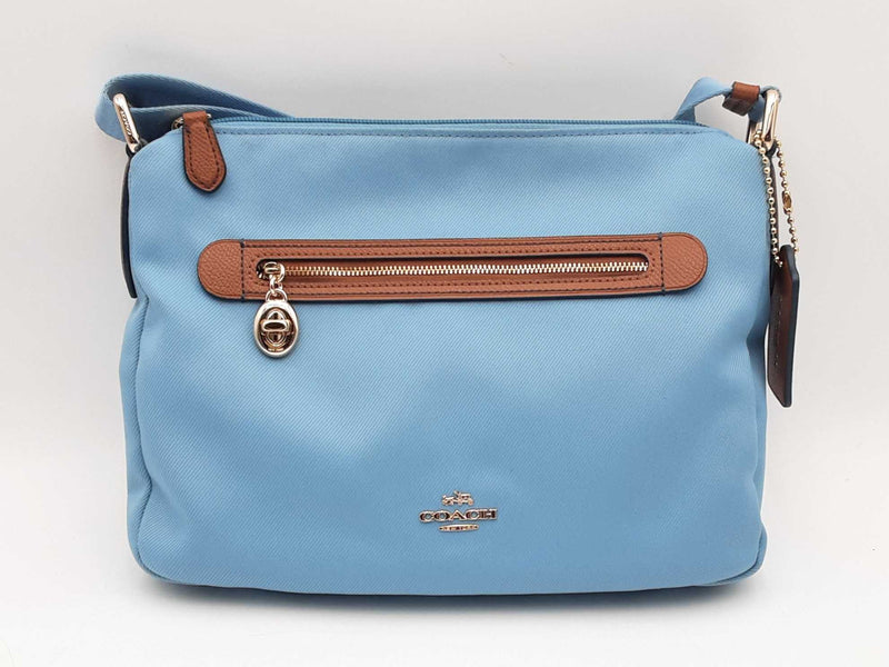Coach Sawyer Blue Canvas Crossbody Bag Sd09252wzsa