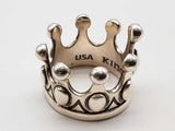 King Baby Crown 0.925 Silver 22.5g Ring Size 13 Do0325lixde