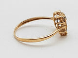 0.54 Cttw Natural Diamonds 18k Yellow Gold Ring Size 6.5 Do1125pxzde