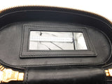 Christian Dior Caro Mini Black Leather Crossbody Vanity Case Bag Do1125exzde