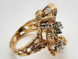 1.05 Cttw Diamonds 14k Yellow Gold 10.6g Ring Size 6.25 Do0225ixzde