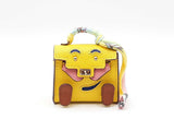 Mini Plaything Bag Charm In Yellow Fw0725cdu