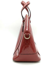 Gucci Red Patent Leather Microguccissima Dome Satchel Bag Eb1026oxzsa