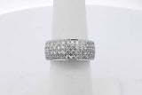 1.64cttw Diamond Ring In 18k White Gold 12.8 Grams Size 6 Eb0626loxzsa