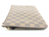 Louis Vuitton Pochette Brown Damier Ebene Coated Canvas Pouch Do0926oxzde