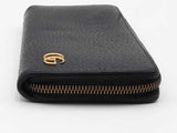 Gucci Marmont Zip Around Black Wallet Aa0626lorsa