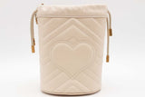 Gucci Gg Marmont Quilted Chevron Crossbody Bucket Bag Eb0826wcrsa