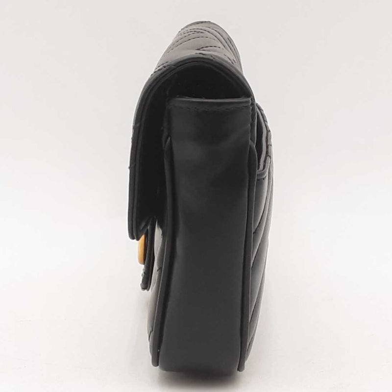 Gucci Black Matelasse Gg Marmont Small Shoulder Bag Sd0625wrzsa