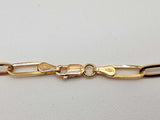 18k Yellow Gold 3.7g Link Chain 17.5 In Do0525oxzde