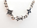 Louis Vuitton Monogram Row Silver-tone Bracelet 7 Inch Fw0925lordu