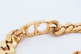 Christian Dior Danseuse Etoile Gold Tone Bracelet 33 Grams 8 Inch Eb0225lxzsa