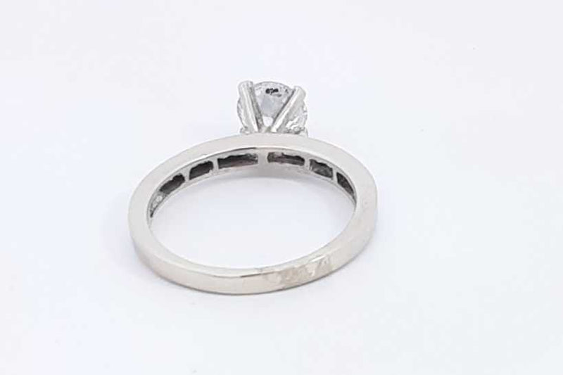 1.32ctw Diamond Ring In 14k White Gold 2.9 Grams Size 6.75 Eb0325lrxzsa