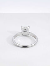 1.54 Ct Diamond & 90% Platinum Solitaire Ring 3.5 Grams Size 4.75 Fw0326ooxzdu