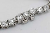 8.8cttw Diamond Tennis Bracelet 14k White Gold 15.1 Grams 7.5 Inch Eb1026wxxzsa
