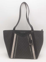 Michael Kors Small Whitney Signature Logo Tote Black Aa0526wrsa
