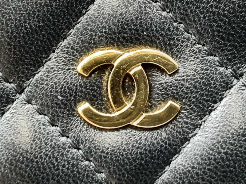 Chanel Quilted Black Leather Wallet On Chain Eb1024lcxzdu