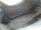 Prada Navy Blue Pebbled Leather Hobo Tote Bag Do0525rrxde