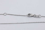 0.55cttw Lab Grown Diamond Cross Pendant Necklace 14k White Gold 2.7g Eb326rxzsa