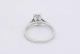 0.5cttw Diamond Ring In 10k White Gold 2.8 Grams Size 7 Eb0226ocrsa