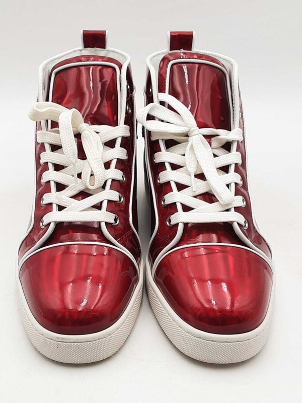 Christian Louboutin Louis Orlato Flat Patent Leather Sneakers Size 43 Eb925oxzsa
