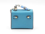 Mini Plaything Bag Charm In Turquoise Fw0825cdu