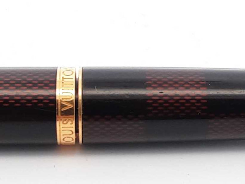 Louis Vuitton Grand Tour Fountain Pen Damier Ebene Eb0624exsa