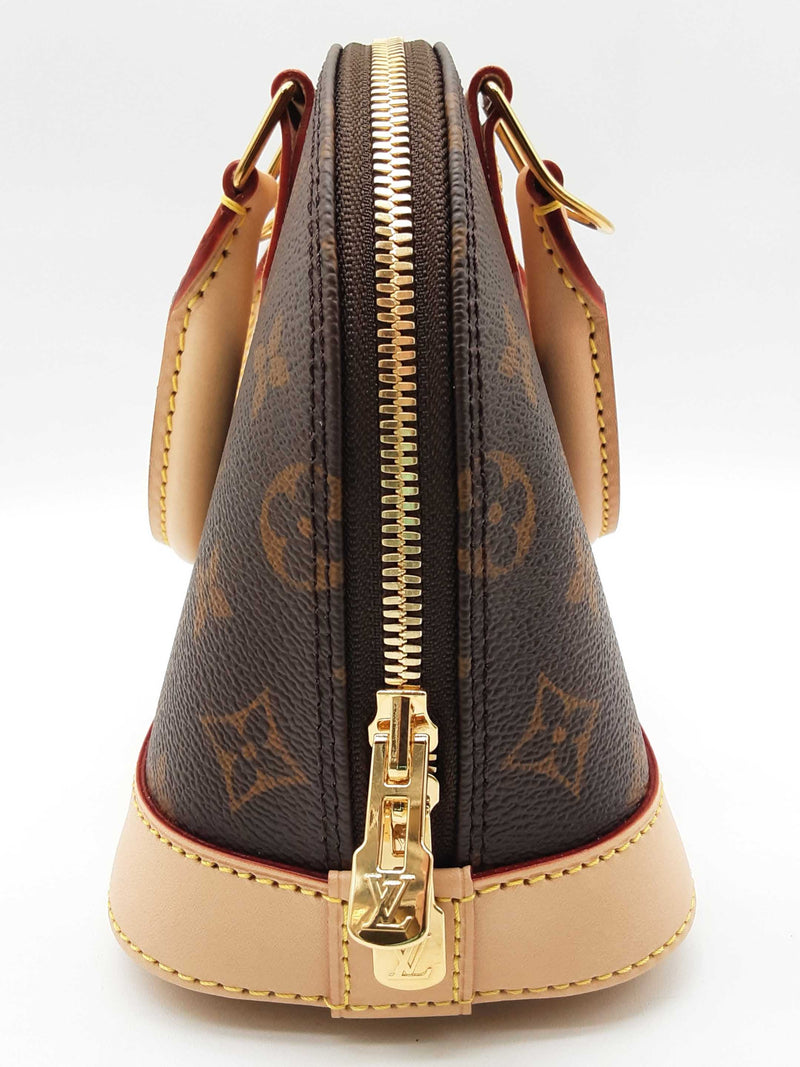 Louis Vuitton Alma Brown Monogram Crossbody Bag Do0525cxzde