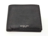 Michael Kors Black Pebbled Bifold Wallet Do0925lrde