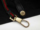 Gucci Black Gg Canvas Web Pet Tote Bag Do0525wxzde