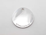 Tiffany & Co. Notes 727 Fifth Avenue Sterling Silver Wavy Pendant 24g Fw0326ezdu