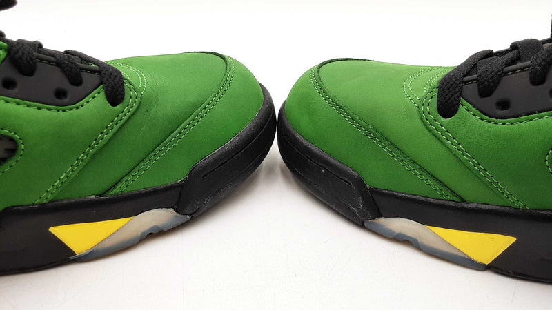Nike Air Jordan 5 Retro Se "Oregon Ducks" Suede Sneakers Size 10 Fw0825lozdu