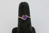 10k Yellow Gold Purple Gemstone Ring 1.6 Grams Size 6 Eb0926ixsa
