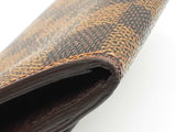 Louis Vuitton Emilie Wallet In Damier Ebene Coated Canvas Fw1025oxzdu