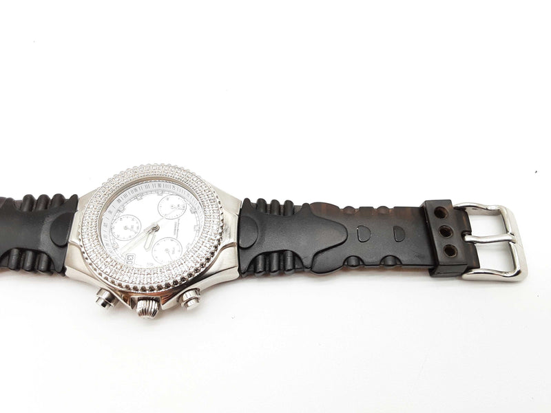 Technomarine Technomillennium Chronograph Diamond Bezel Quartz Watch Do0825prxde