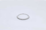 Diamond 14k White Gold Ring 1.2 Grams Size 6.5 Eb0526irdu