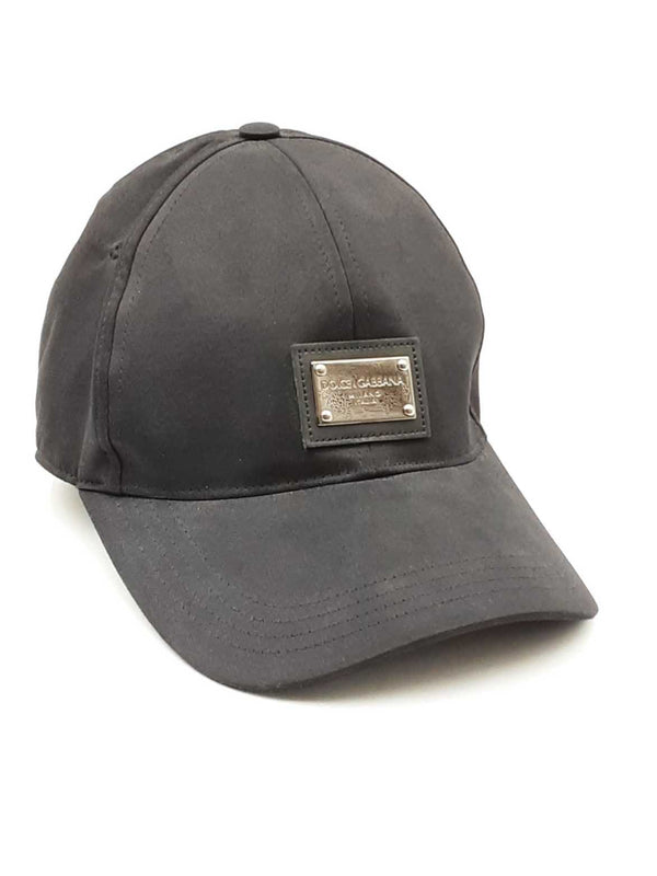 Dolce & Gabbana Black Baseball Cap With Branded Tag Size 58 Eb1025lxzdu