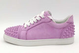 Christian Louboutin Vieira 2 Orlato Purple Suede Sneakers Size 38 Eb0926lorsa