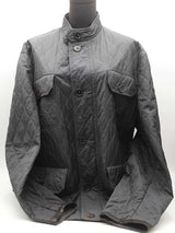Hermes Quilted Jacket Gray Aa0525lpxzsa