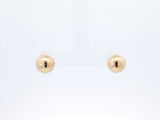 18k Yellow Gold Ball Stud Earrings 3 Grams Fw0826oprdu