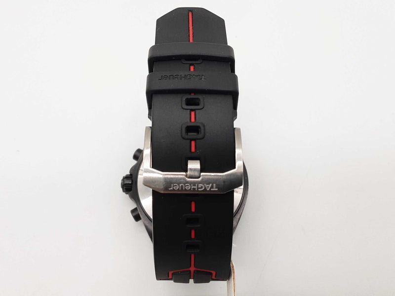 Tag Heuer Caz101j 43 Formula 1 Manchester United Black Red Steel Quartz Watch Do0525rrxde