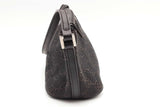 Gucci Gg Monogram Dark Brown Canvas Boat Pochette Eb0526crsa
