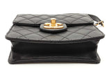 Chanel Quilted Black Leather Chic Pearls Flap Crossbody Bag Eb0926lcxzsa